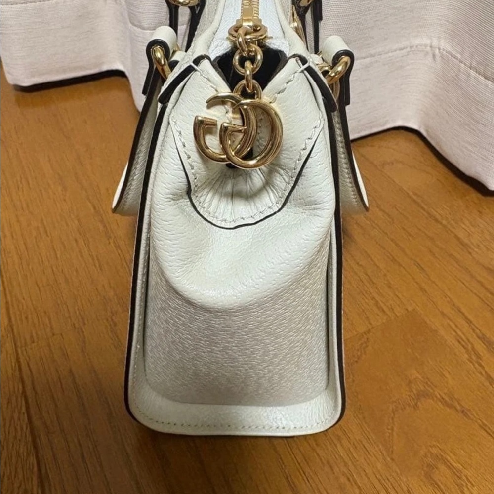 Gucci White Leather Women's Bag - Picture 5 of 12